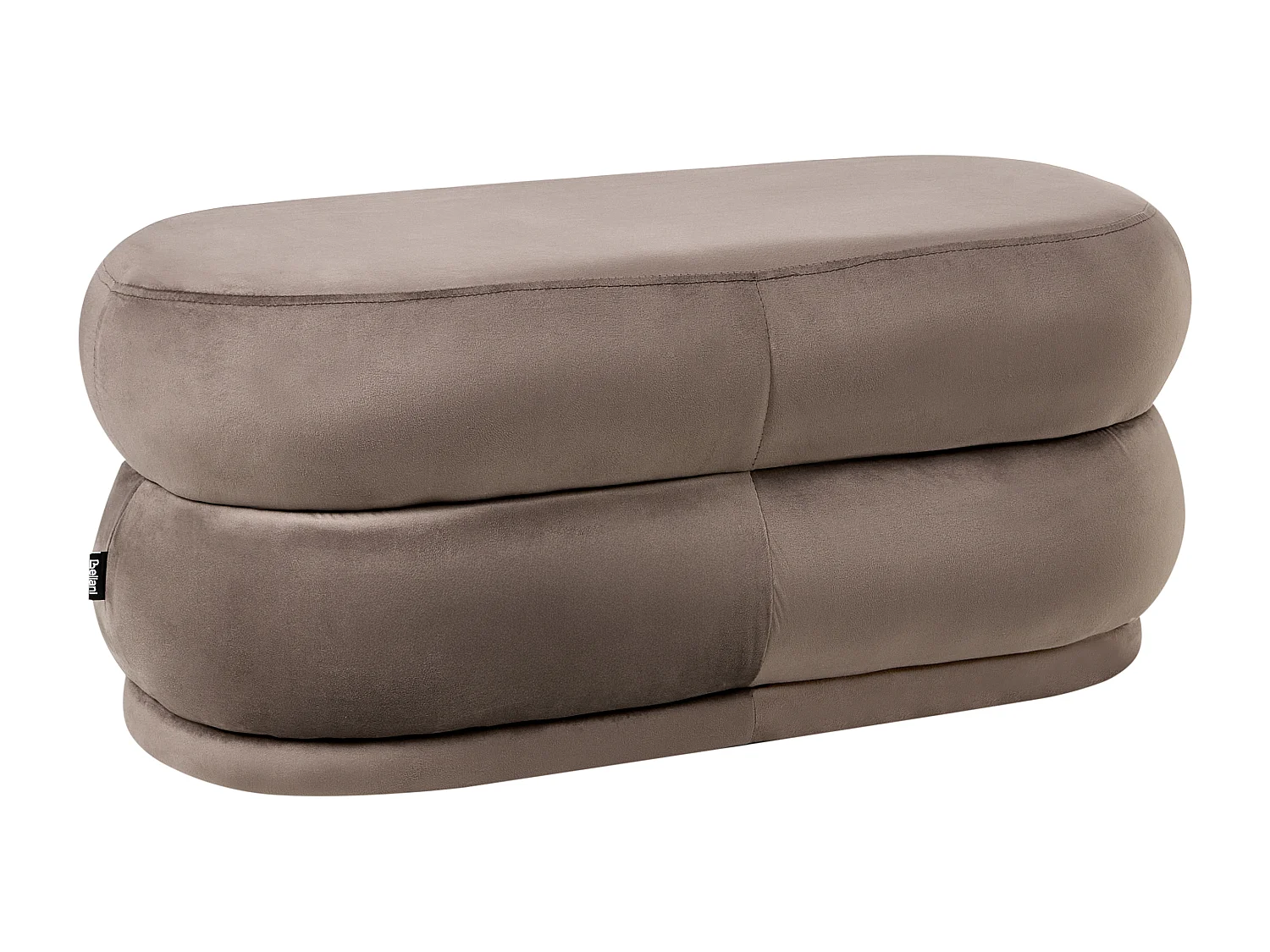 Banc ELLENDALE Velours Marron foncé