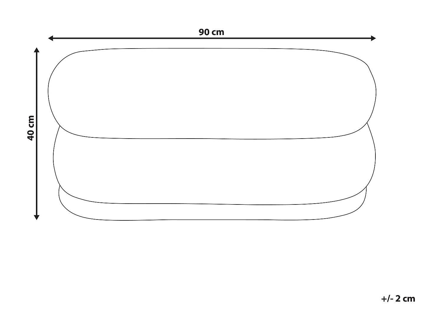 Banc ELLENDALE Velours Marron foncé