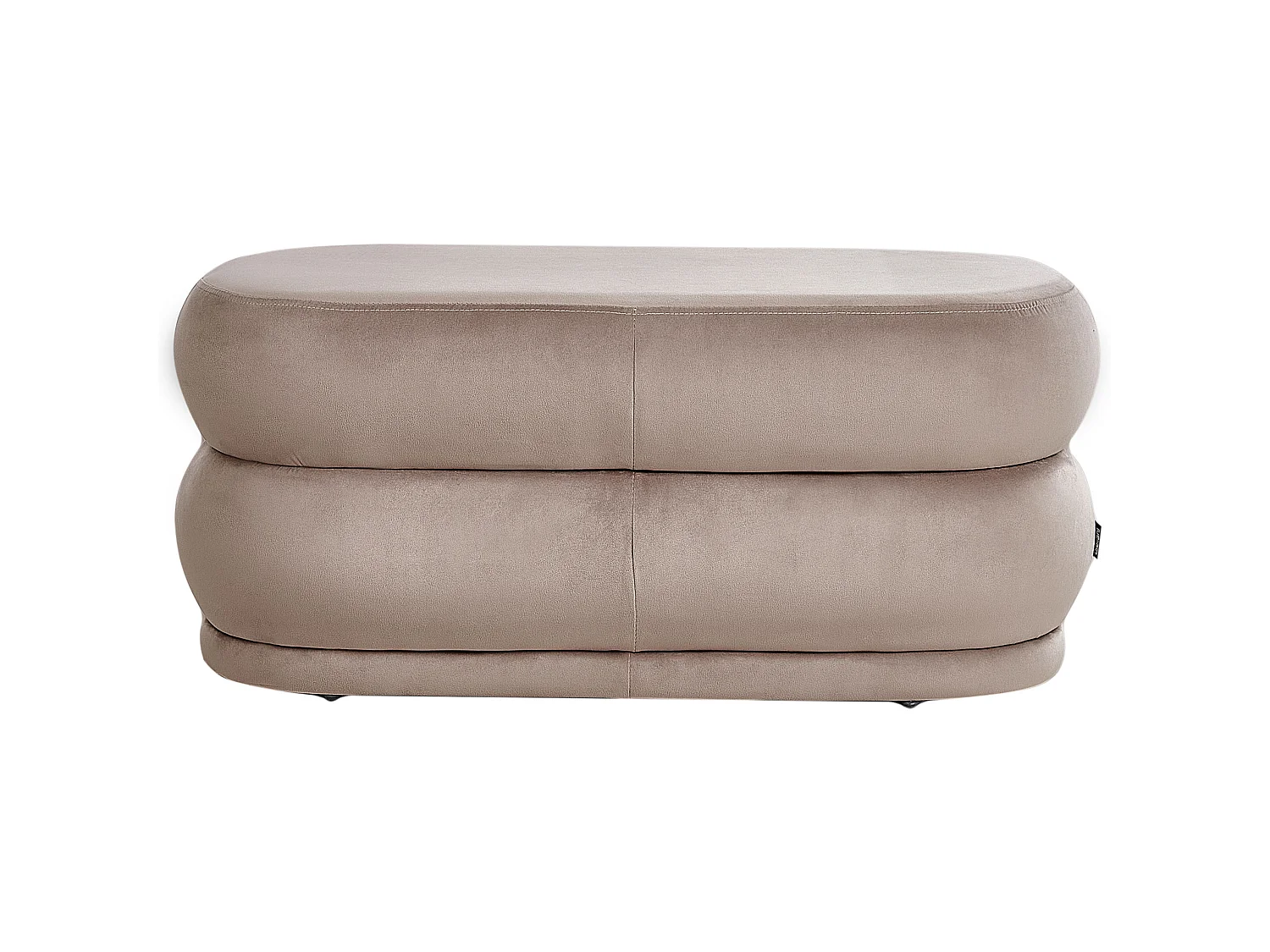 Upholstered Bench ELLENDALE Velvet Taupe