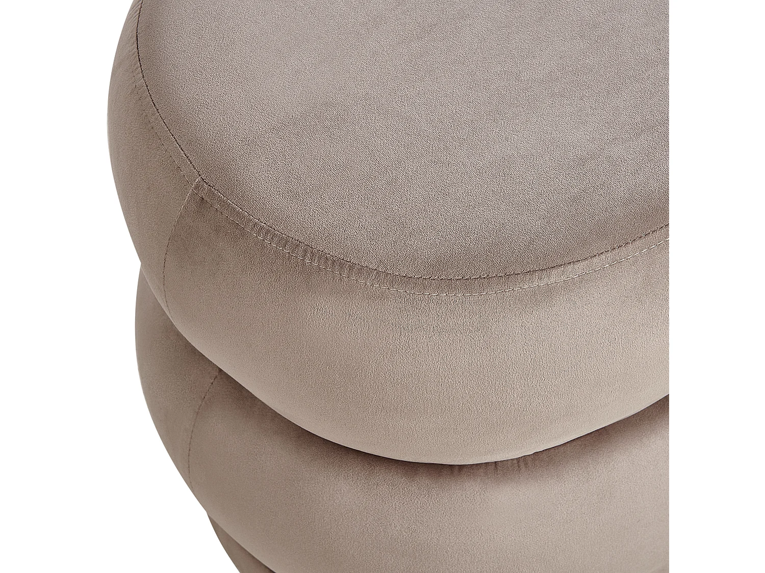 Upholstered Bench ELLENDALE Velvet Taupe