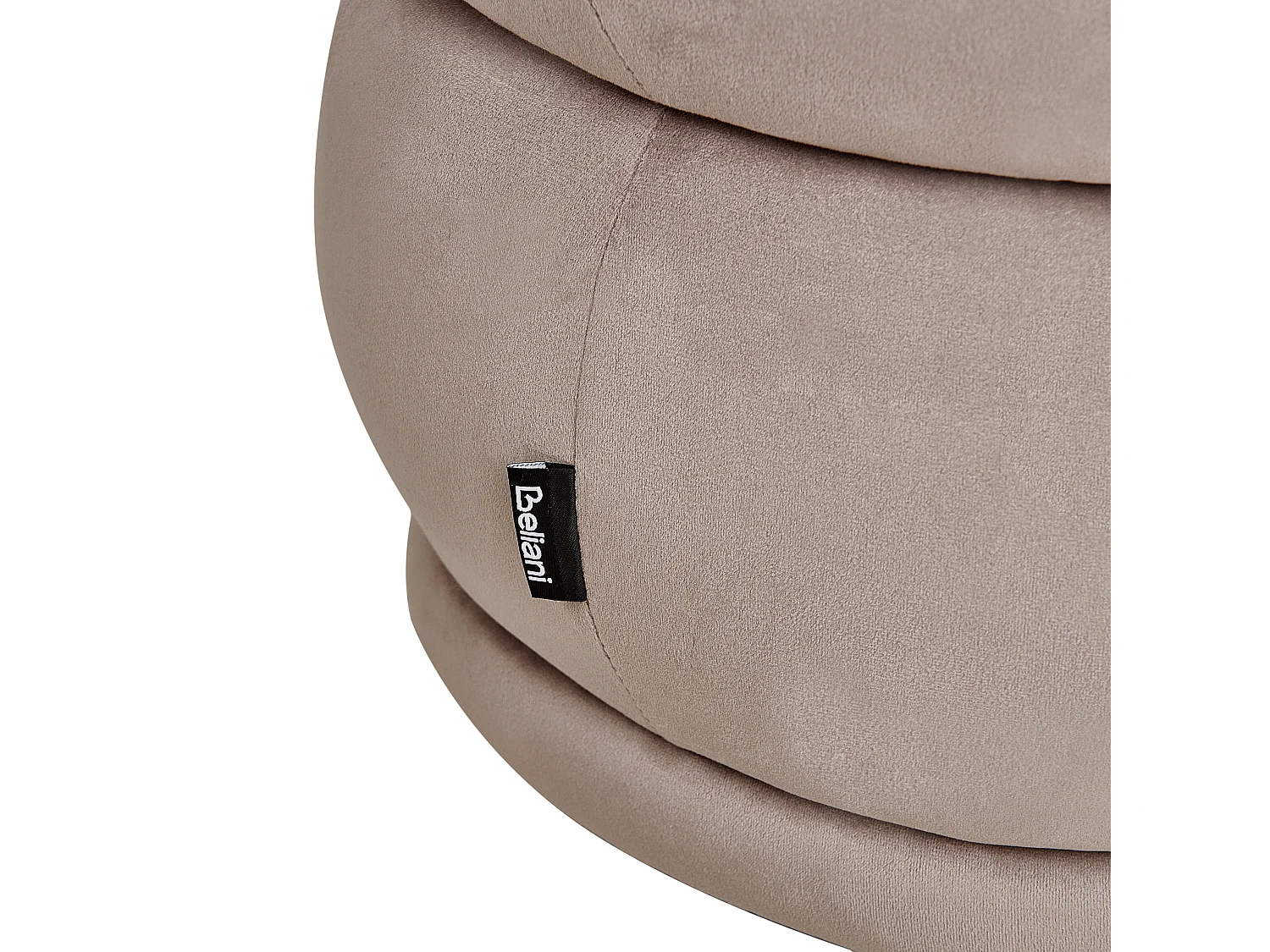 Upholstered Bench ELLENDALE Velvet Taupe