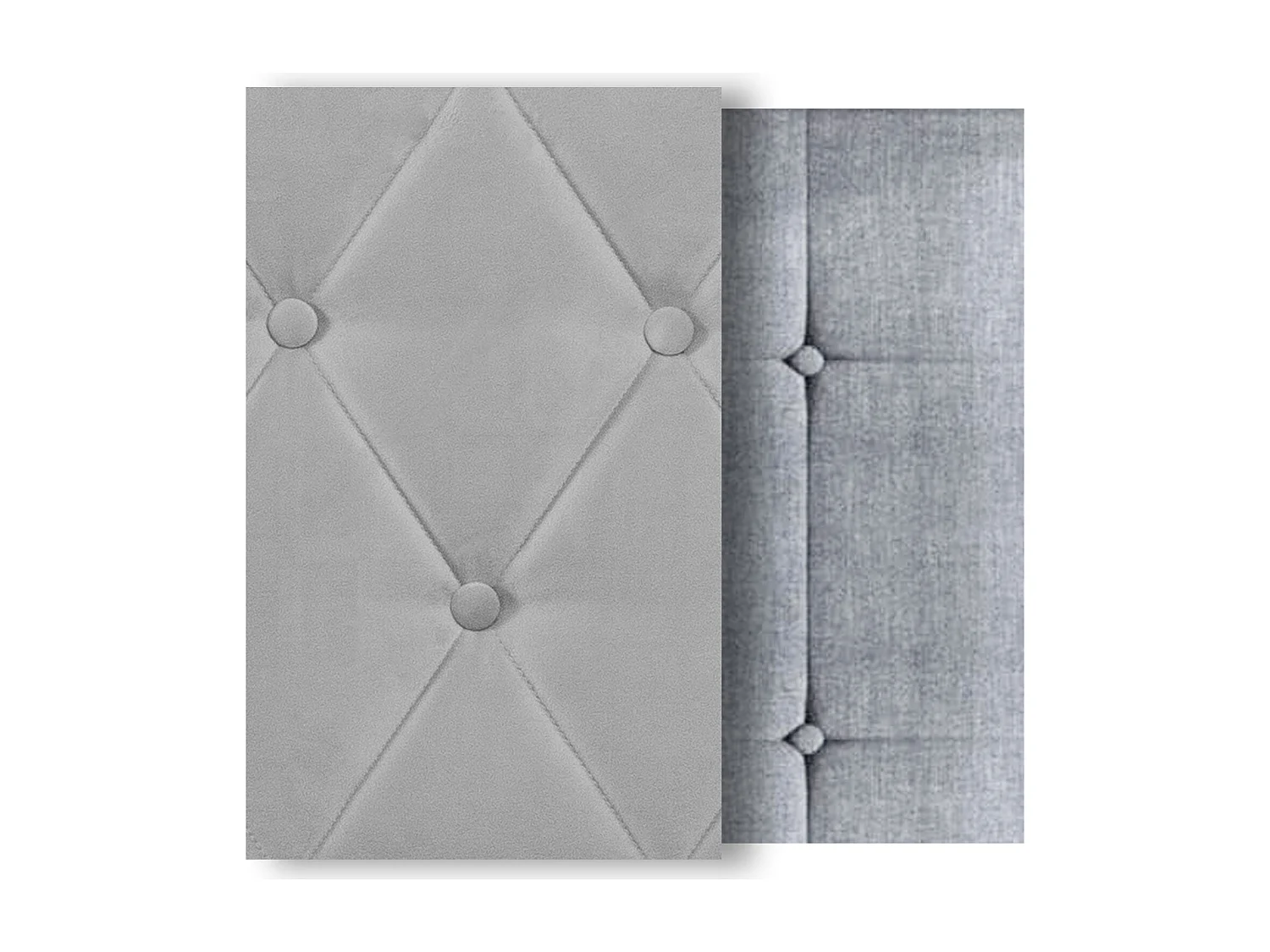 Lit coffre adulte 140x190 cm,Tête de Lit Réglable,  Élégant et moderne, Velours Gris, Sans Matelas