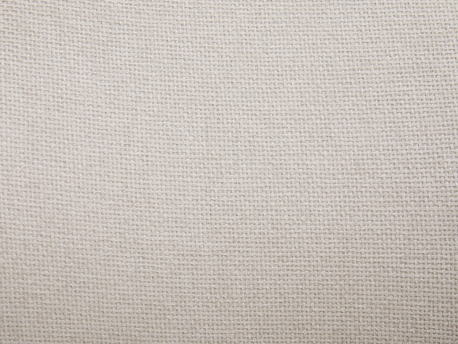 Lot de 6 chaises en tissu texturé et bois d'hévéa - Crème - LUMELY