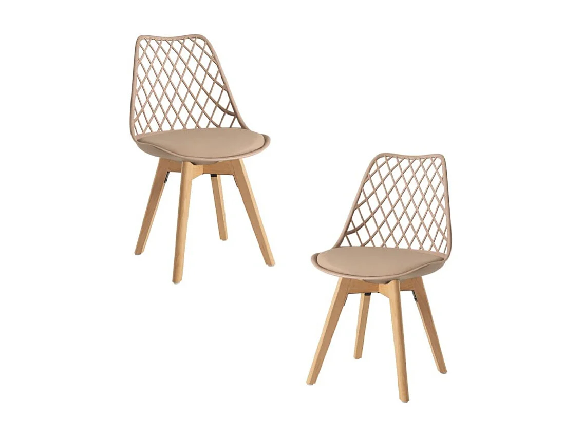Packs Sillas Comedor - Pack 2 Sillas Mima - Trigo