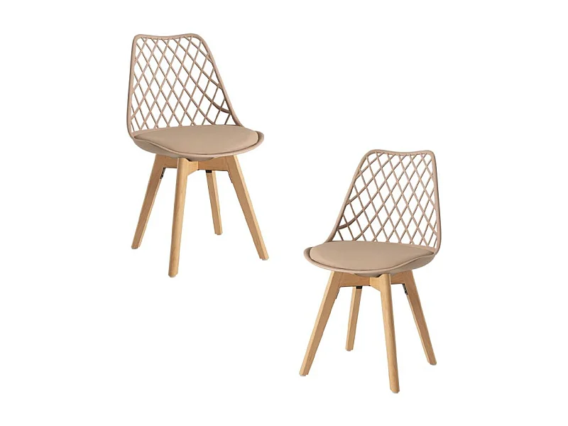Packs Sillas Comedor - Pack 2 Sillas Mima - Trigo