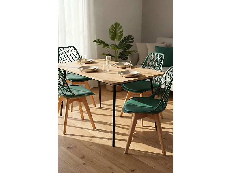 Packs Sillas Comedor - Pack 4 Sillas Mima - Verde oscuro