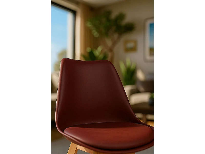 Sillas Comedor - Silla Synk Basic - Burdeos