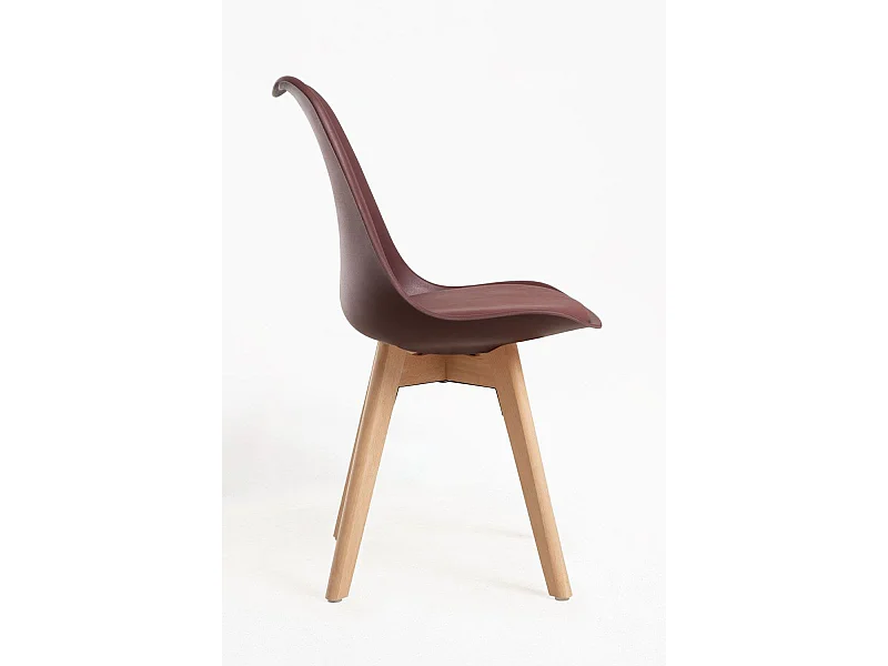 Sillas Comedor - Silla Synk Basic - Burdeos