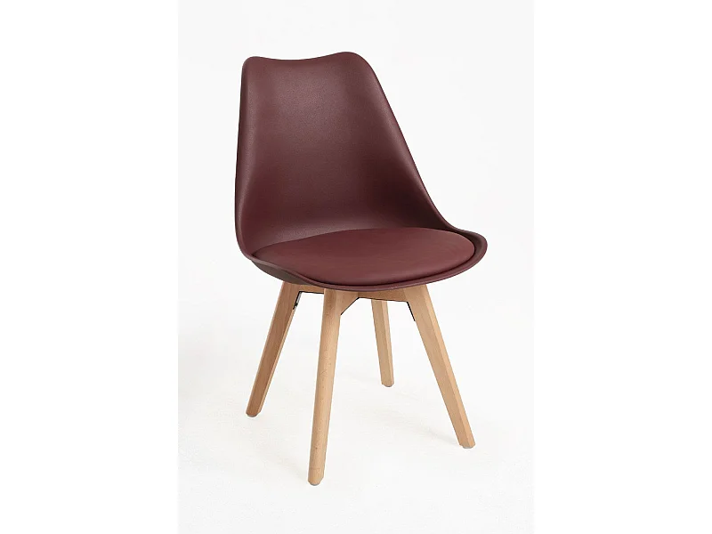 Sillas Comedor - Silla Synk Basic - Burdeos