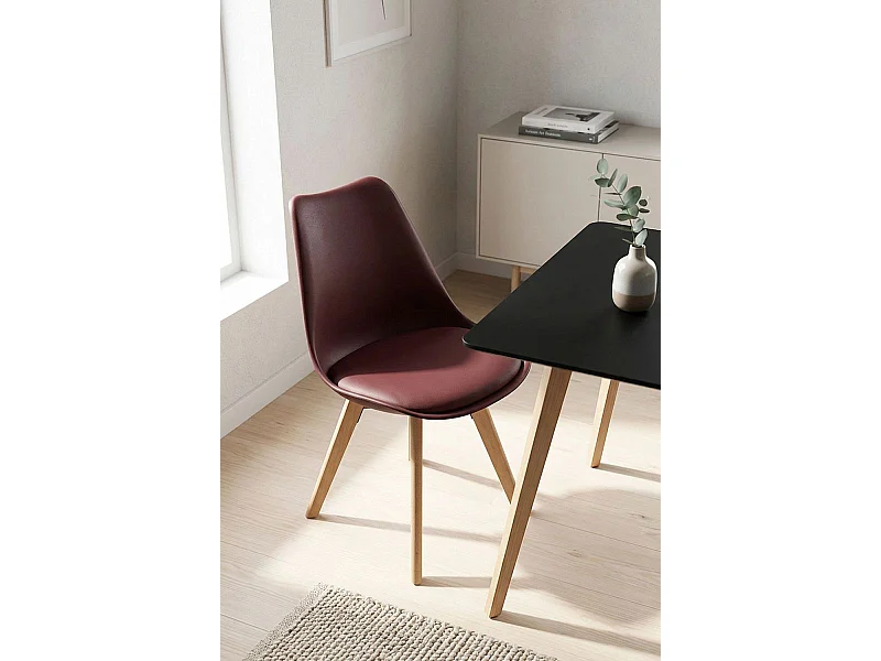 Sillas Comedor - Silla Synk Basic - Burdeos