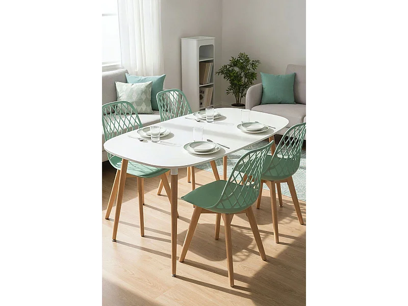 Packs Sillas Comedor - Pack 4 Sillas Mima - Verde Jade