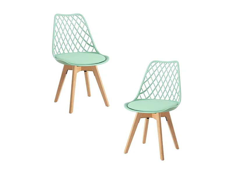 Packs Sillas Comedor - Pack 2 Sillas Mima - Verde Jade