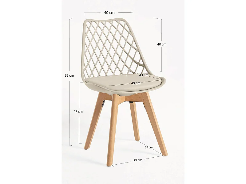 Packs Sillas Comedor - Pack 2 Sillas Mima - Menta