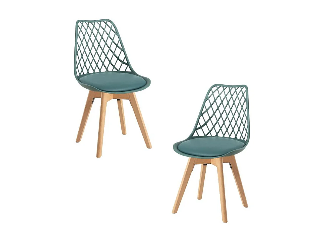 Packs Sillas Comedor - Pack 2 Sillas Mima - Verde oscuro