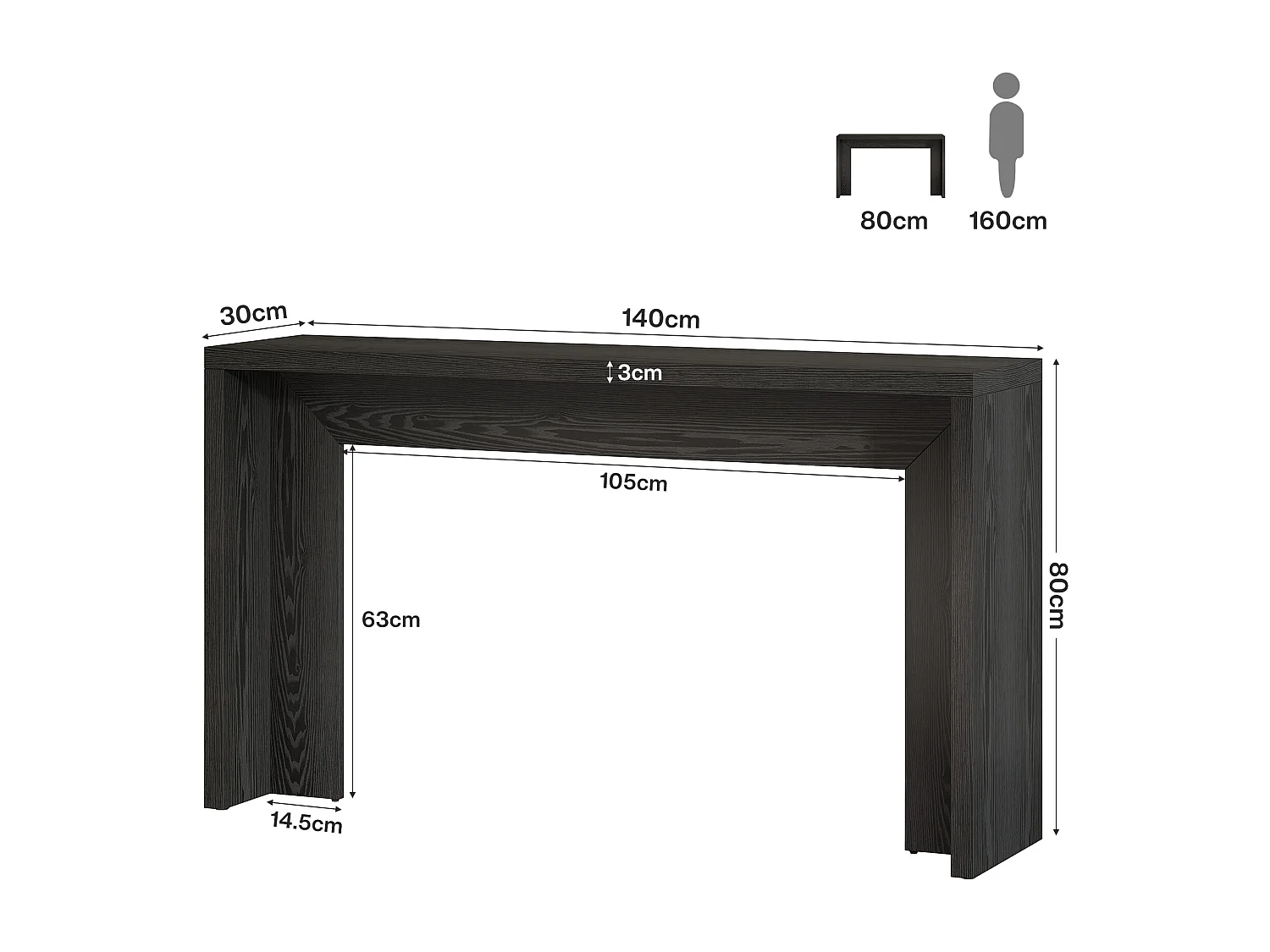 Mesa de consola, mesa de sofá con almacenamiento para entrada, vestíbulo, pasillo, sala de estar