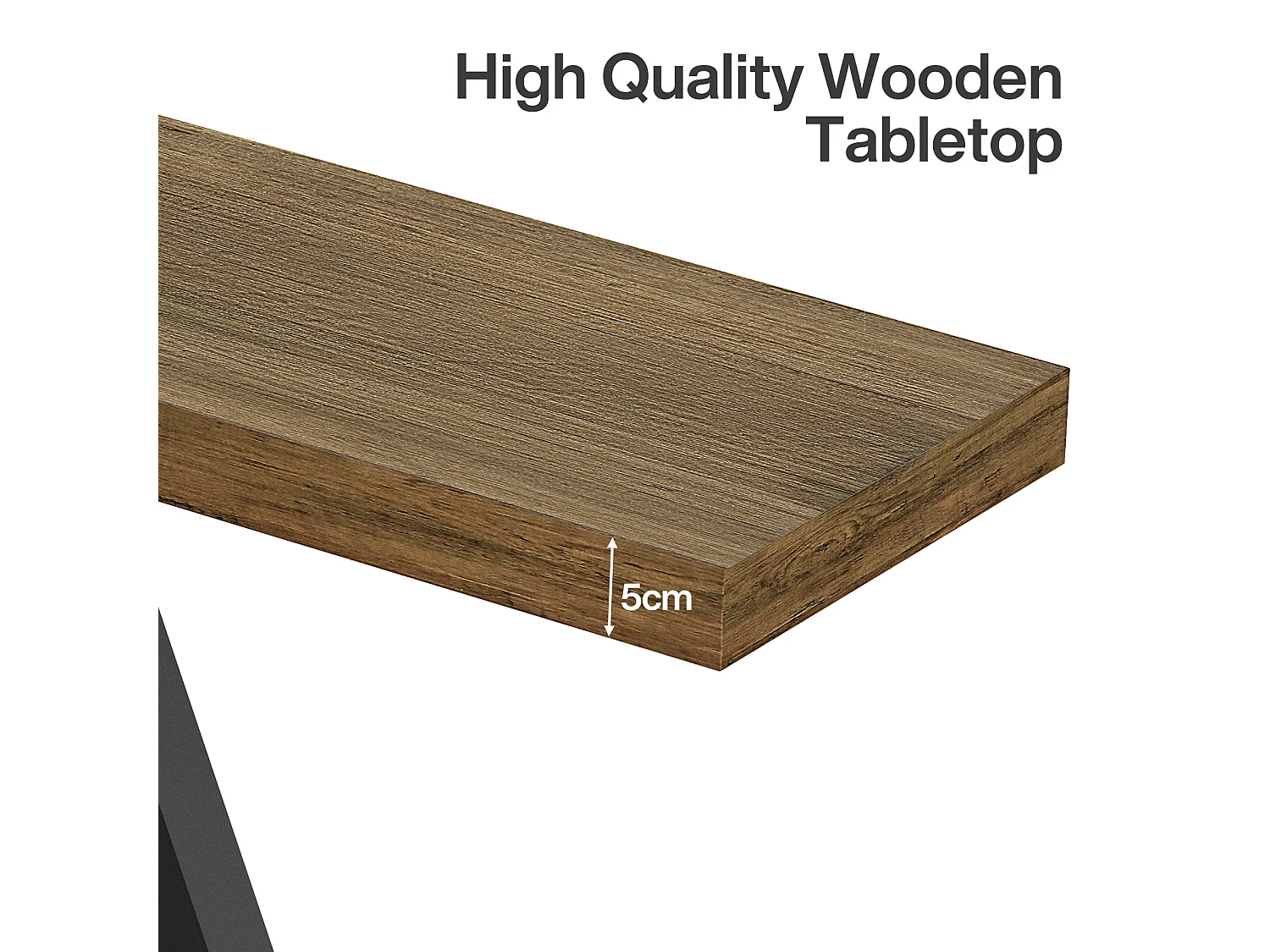 Console étroite de 160 cm – idéale comme table d'appoint derrière le canapé, design moderne pour les entrées