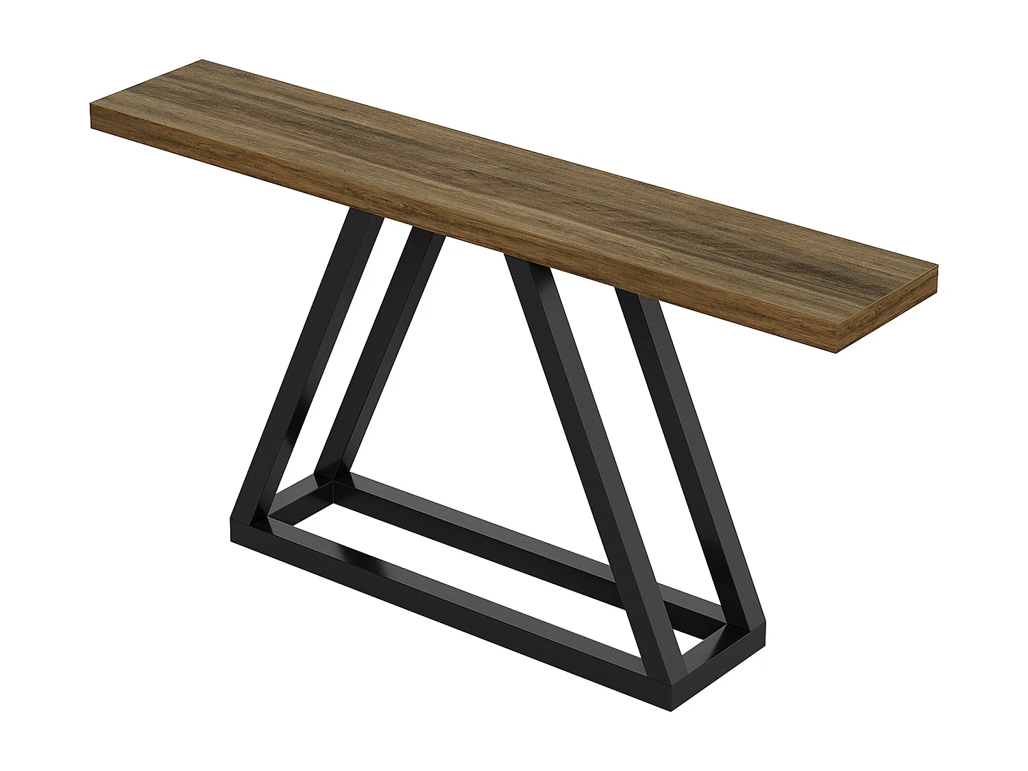 Console étroite de 160 cm – idéale comme table d'appoint derrière le canapé, design moderne pour les entrées