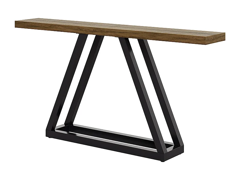 Console étroite de 160 cm – idéale comme table d'appoint derrière le canapé, design moderne pour les entrées