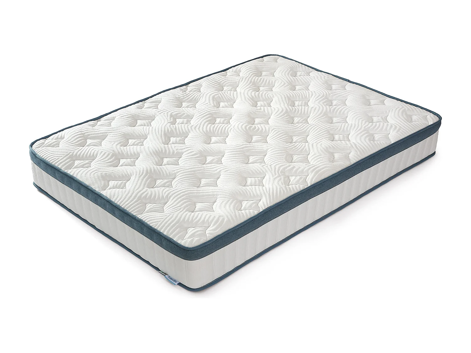 Matelas 180 x 200 cm, hauteur 25 cm, matelas à ressorts ensachés, dureté moyenne H3, matelas à ressorts avec mousse à mémoire de forme en gel