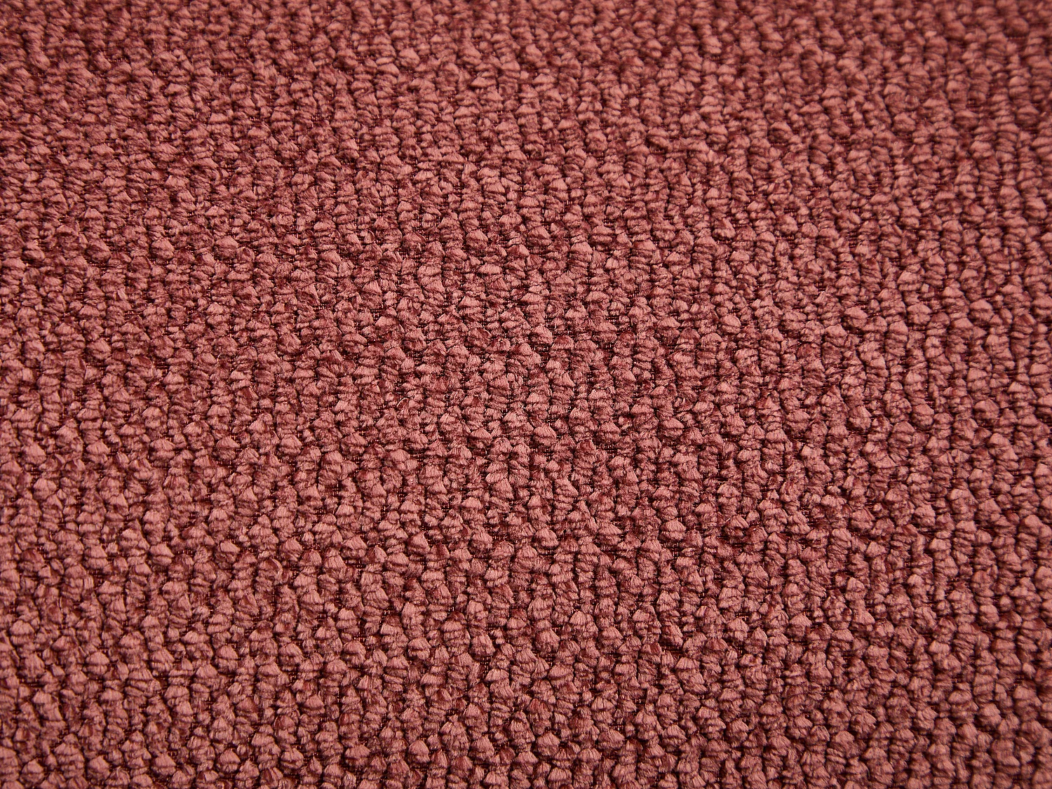 Lot de 6 chaises en tissu texturé et bois d'hévéa - Brun - GABIEL