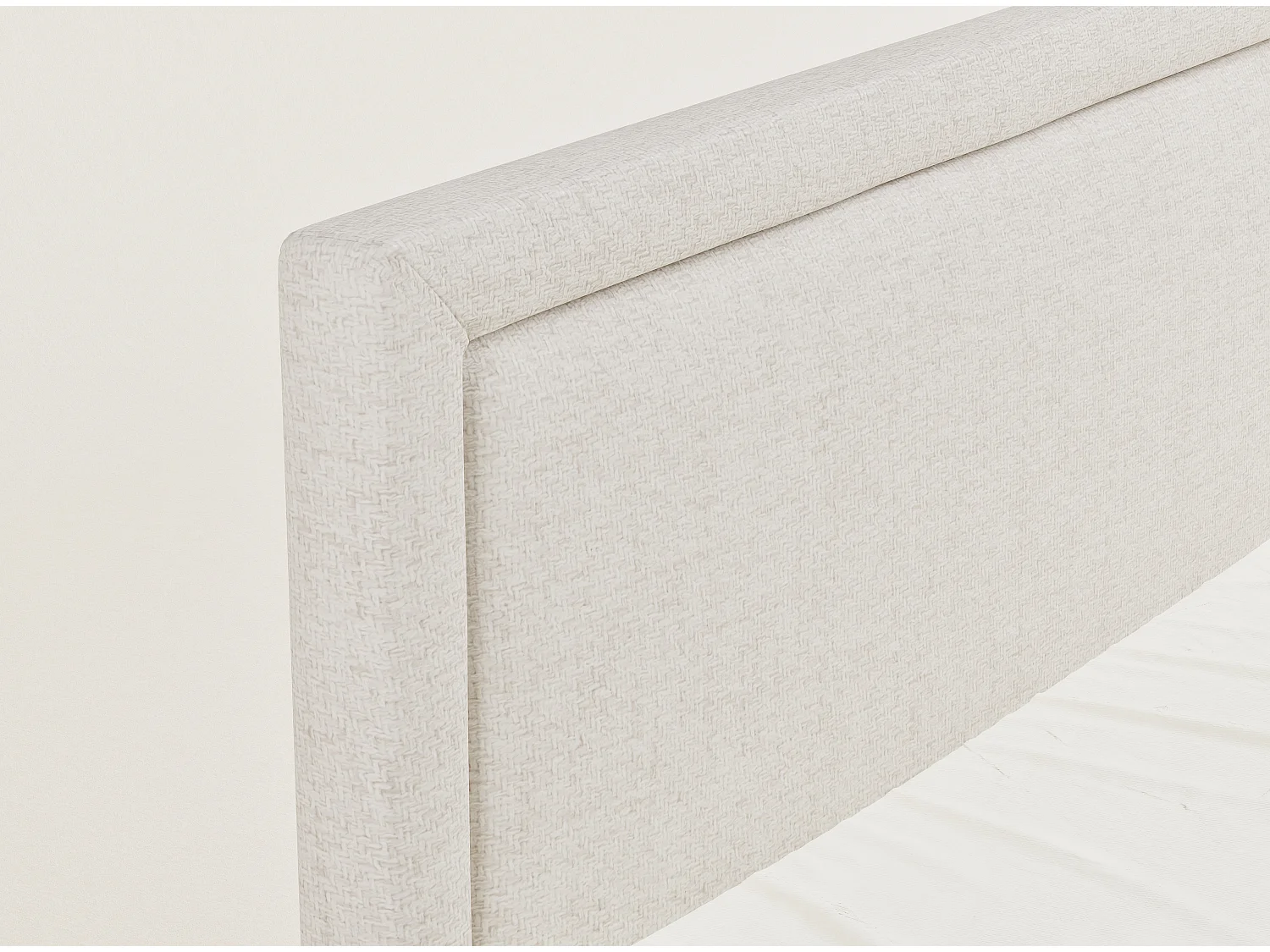 Boxspringbed met hoofdbord + matras + dekmatras - 180x200 cm - beige - FRESCO