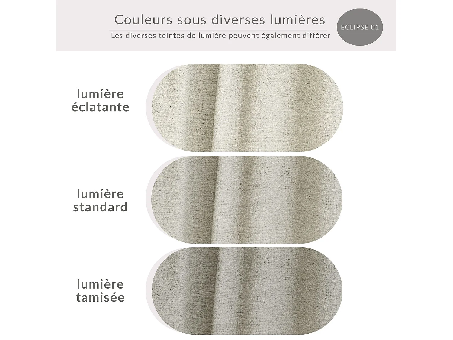 Hoekbank 4-zits met hoek links - van chenille stof - creme - CONCORD