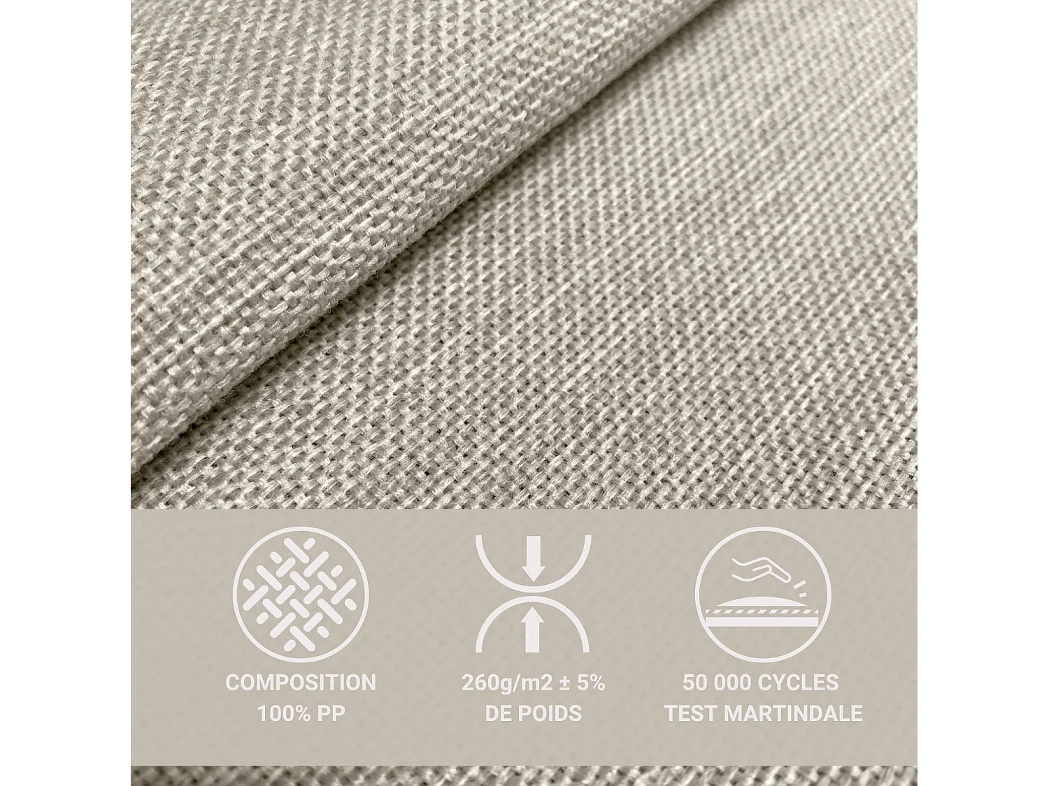 Boxspringbed met hoofdbord + matras + dekmatras - 200x200 cm - beige - CAYA