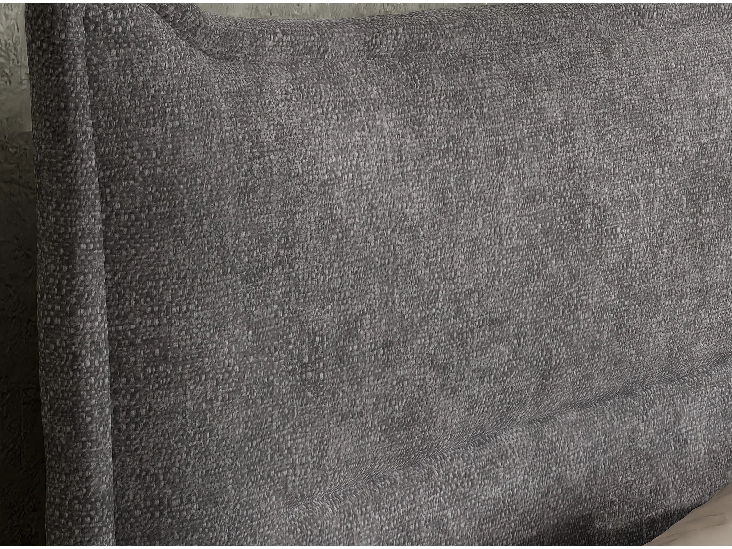 Boxspringbed met hoofdbord + matras + dekmatras - 200x200 cm - grijs - PELINO