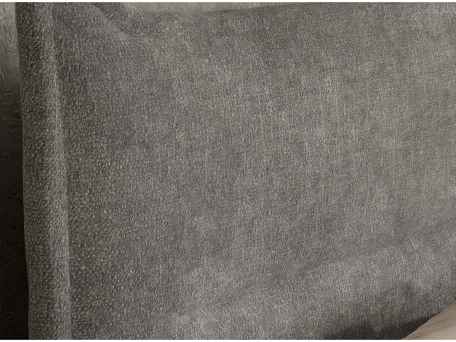 Boxspringbed met hoofdbord + matras + dekmatras - 140x200 cm - beige grijs - PELINO