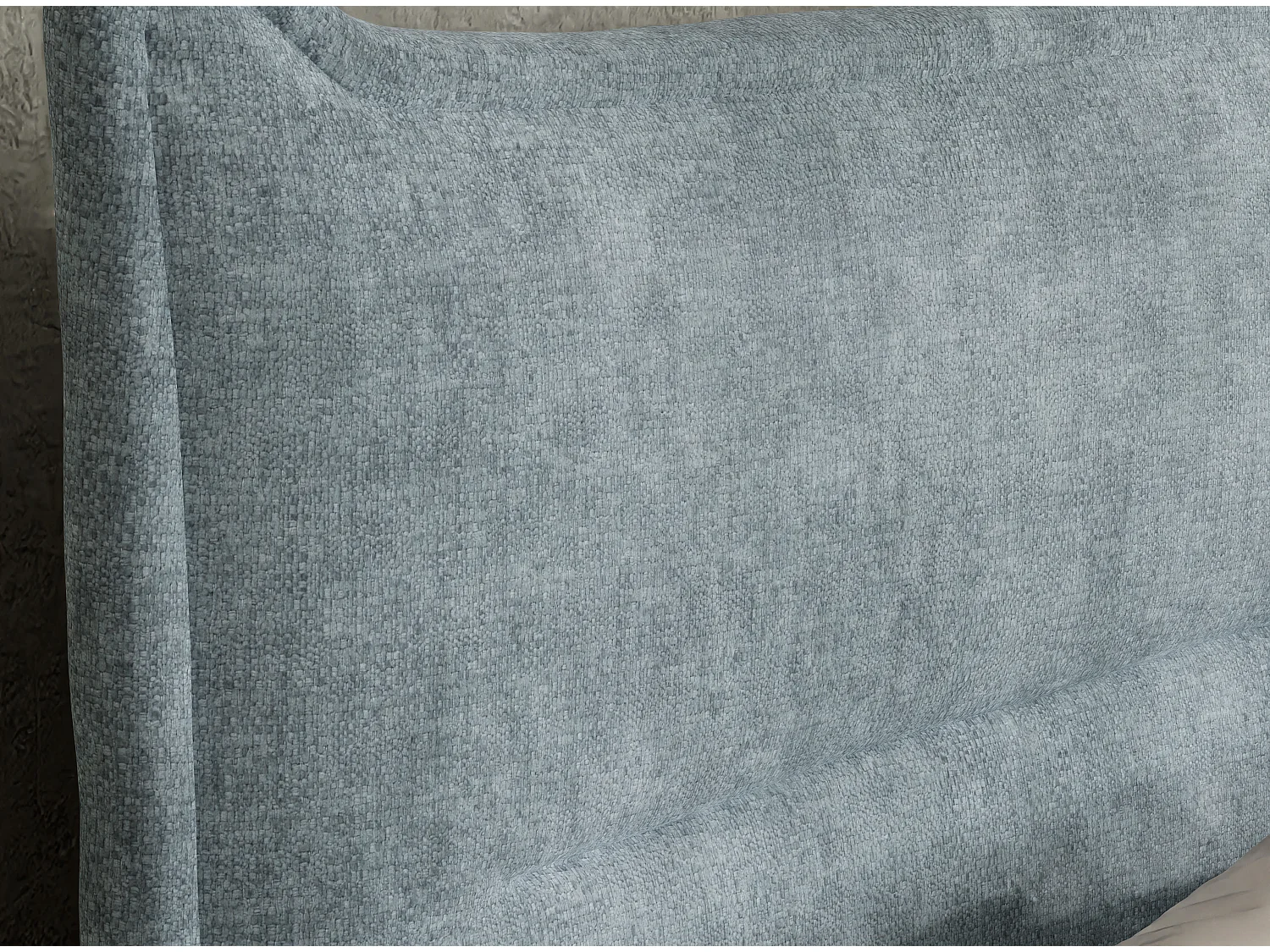 Boxspringbed met hoofdbord + matras + dekmatras - 140x200 cm - lichtblauw - PELINO