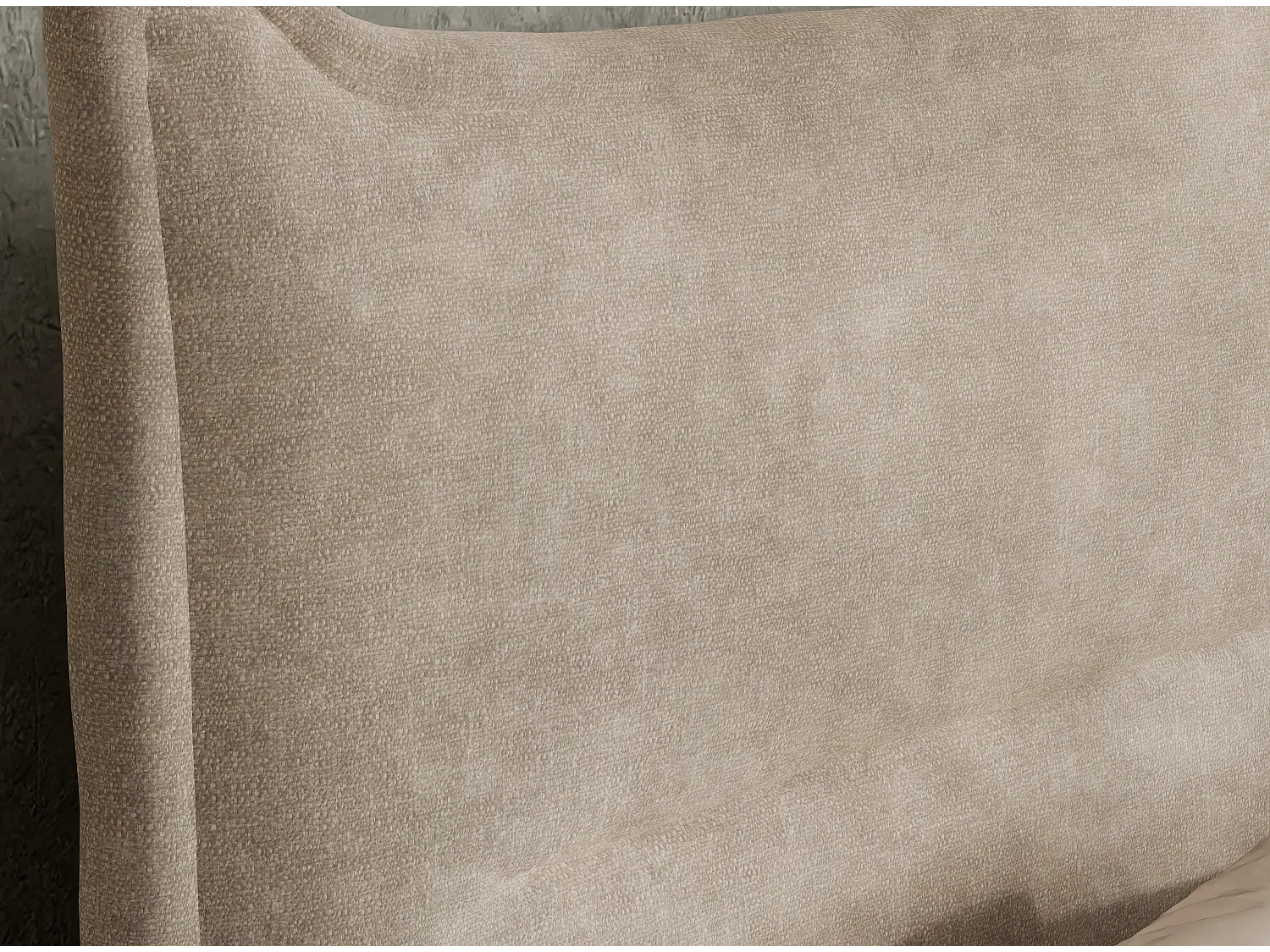 Boxspringbed met hoofdbord + matras + dekmatras - 160x200 cm - beige - PELINO