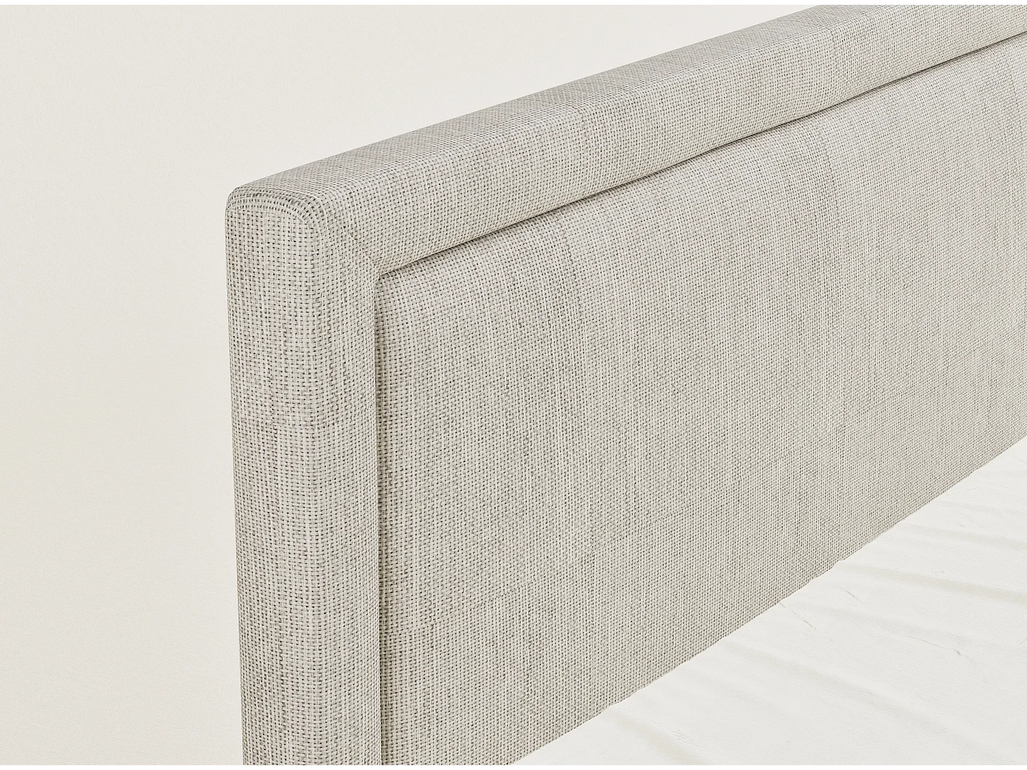 Boxspringbed met hoofdbord + matras + dekmatras - 140x200 cm - beige - FRESCO