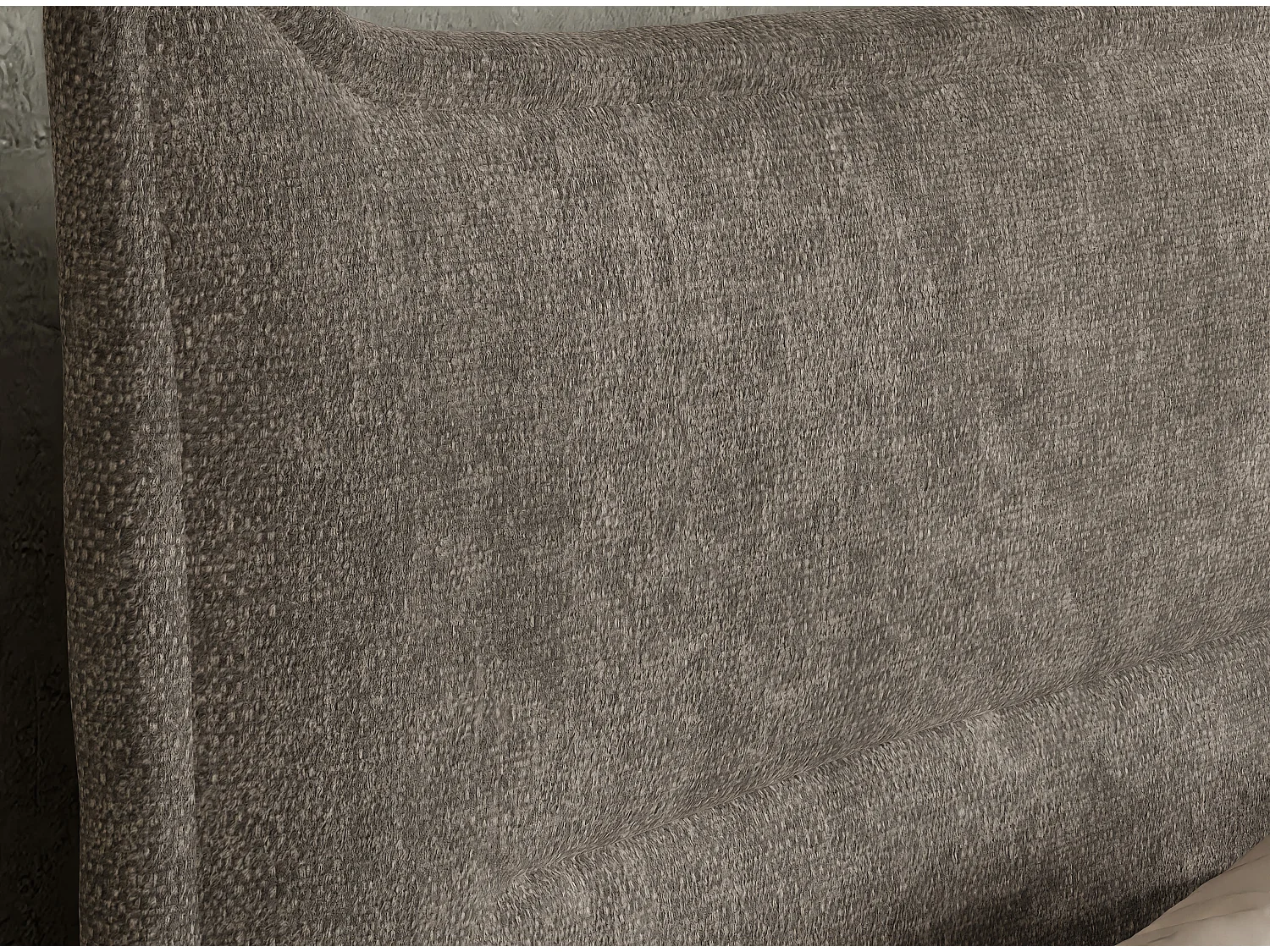 Boxspringbed met hoofdbord + matras + dekmatras - 140x200 cm - bruin - PELINO