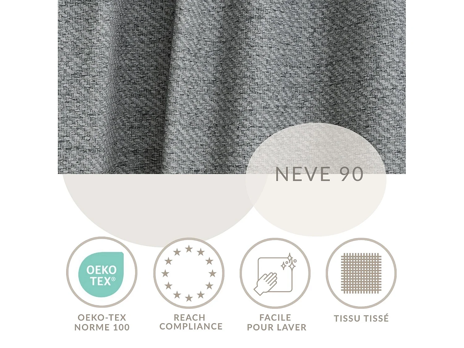 Boxspringbed met hoofdbord + matras + dekmatras - 180x200 cm - grijs - FRESCO