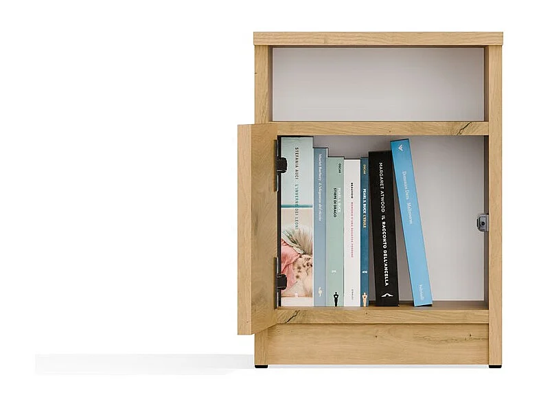 Table de chevet, chêne Artisan, 30 x 40 x 30 cm