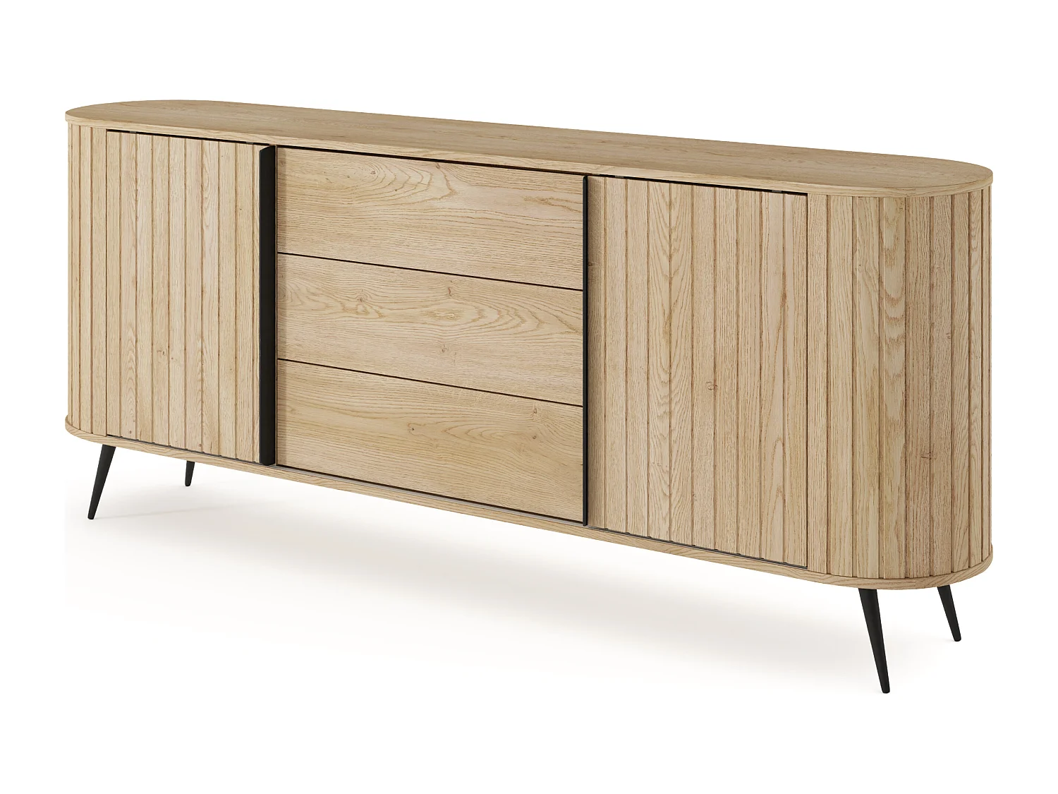 Commode, chêne Cremona, 196 x 81,8 x 40,2 cm