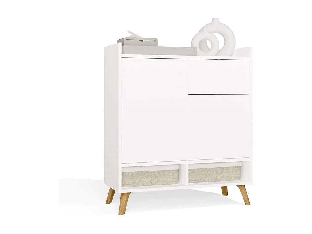 Commode, blanche, 80 x 92 x 35 cm