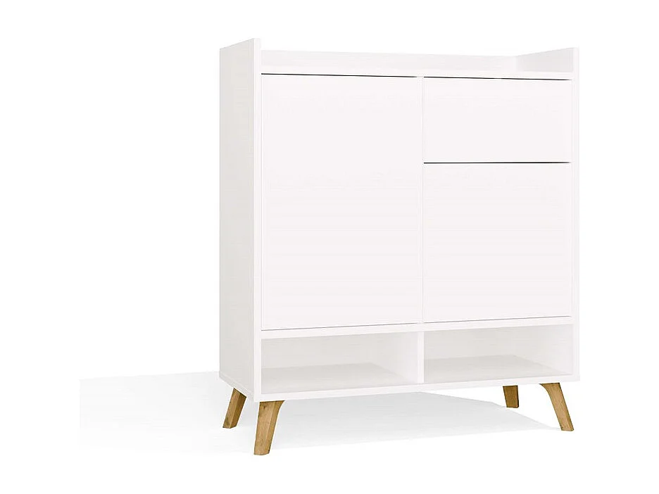 Commode, blanche, 80 x 92 x 35 cm