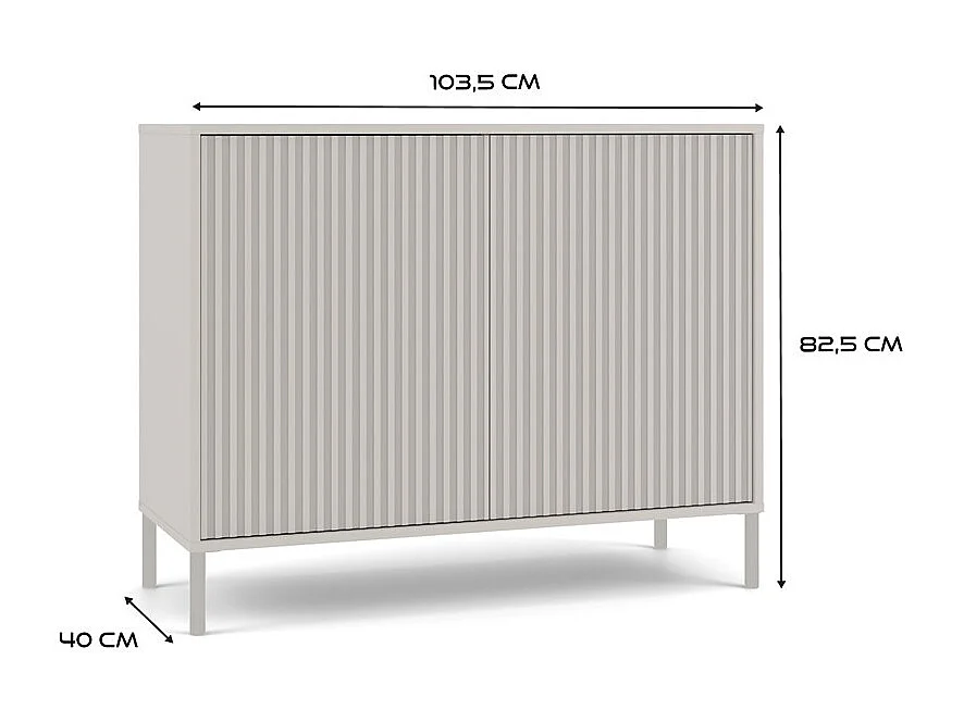 Commode, cachemire, 103,5 x 82,5 x 40 cm