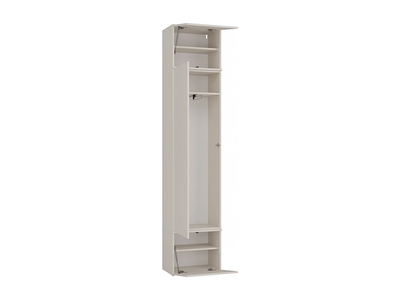 Armoire, cachemire / beige, 50 x 238 x 35 cm