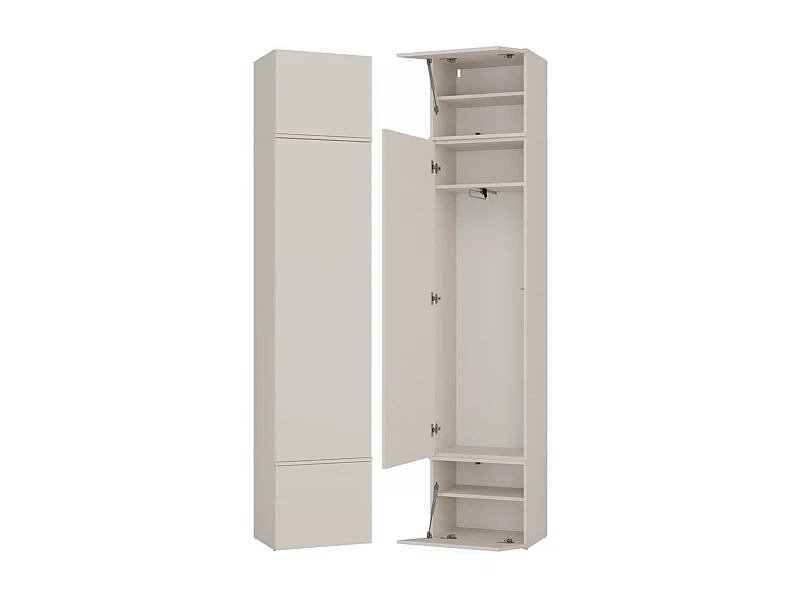 Armoire, cachemire / beige, 50 x 238 x 35 cm