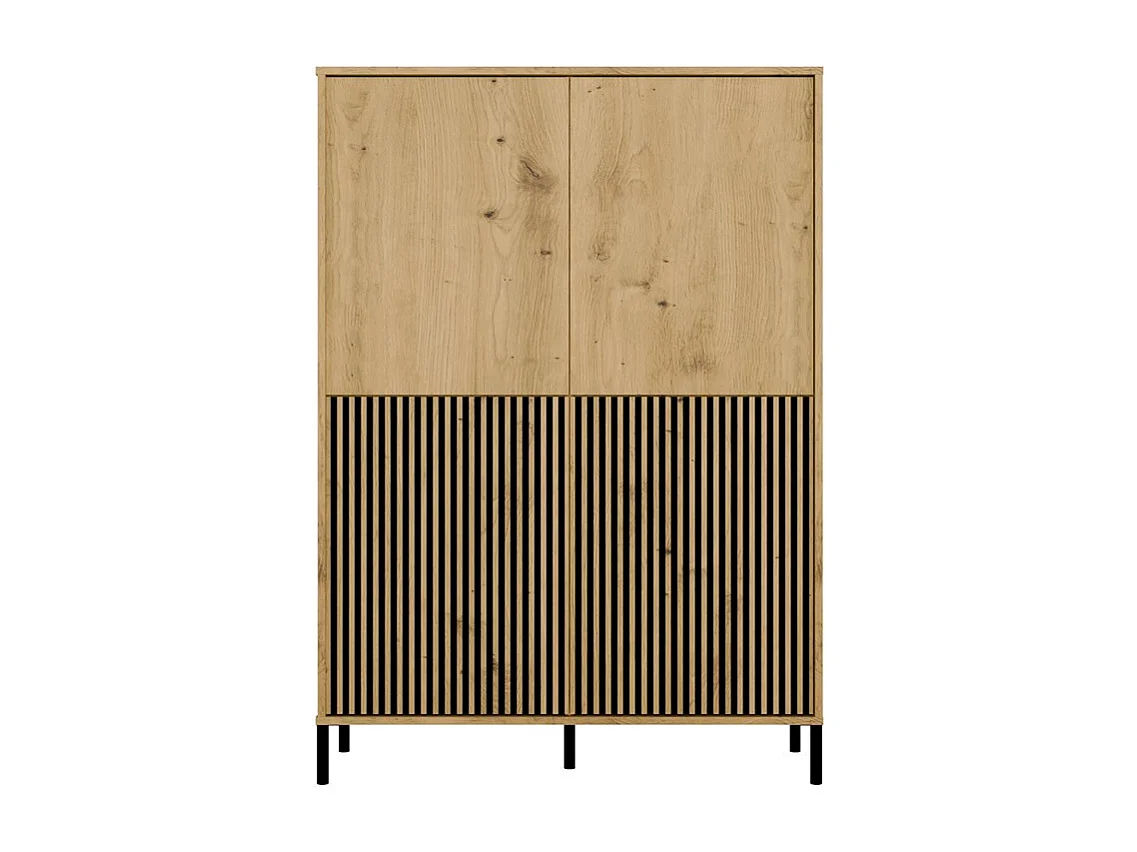 Commode haute, chêne Artisan, 103,5 x 147,5 x 40 cm