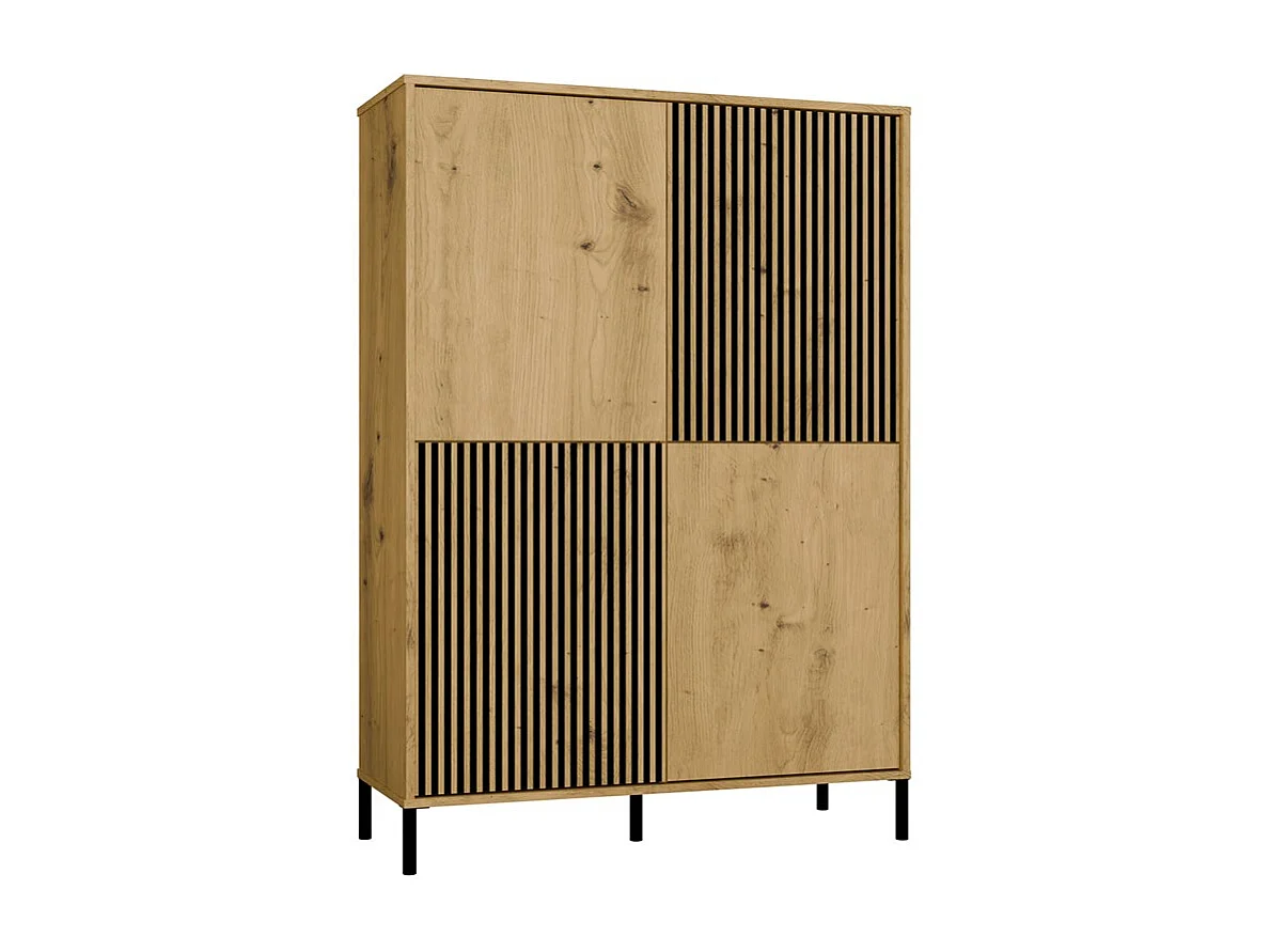 Commode haute, chêne Artisan, 103,5 x 147,5 x 40 cm