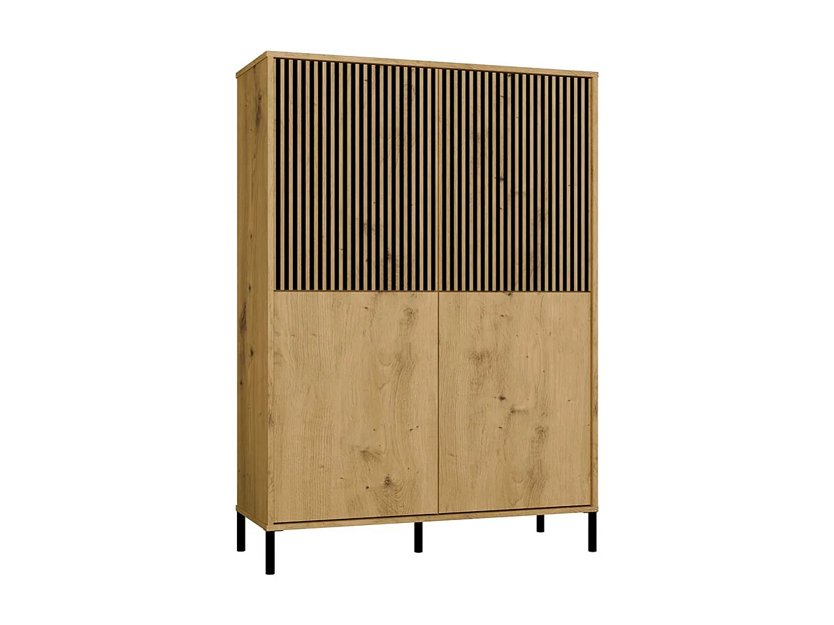 Commode haute, chêne Artisan, 103,5 x 147,5 x 40 cm