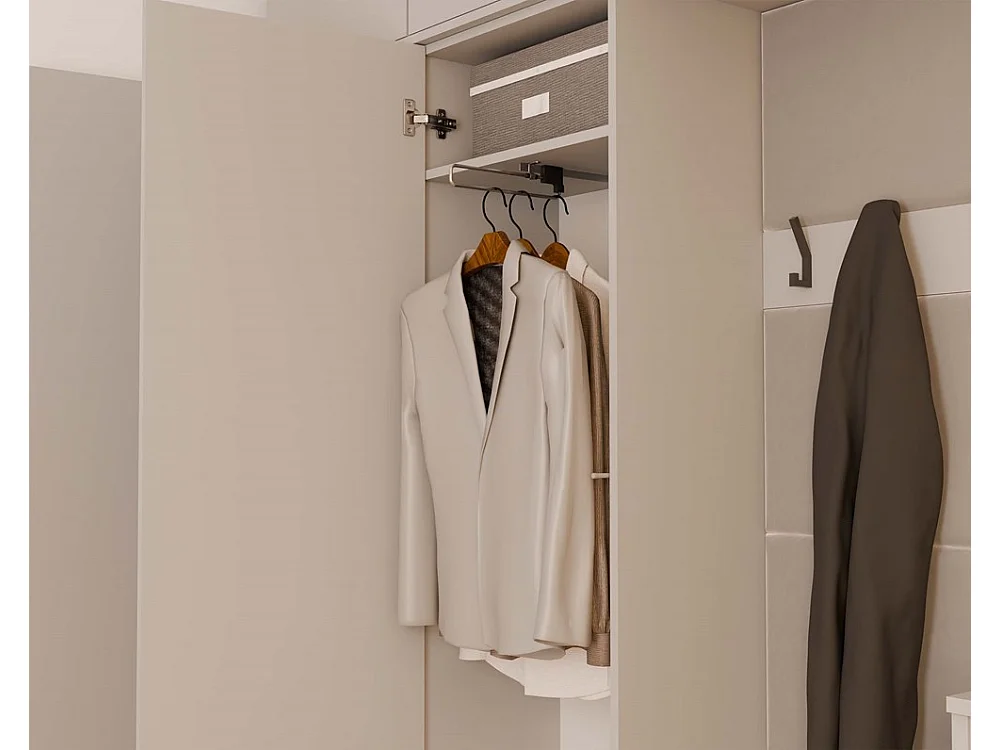 Armoire, cachemire / beige, 100 x 238 x 35 cm