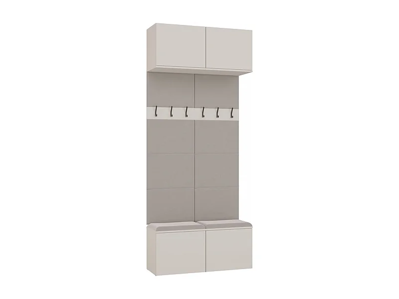 Armoire, cachemire / beige, 100 x 238 x 35 cm