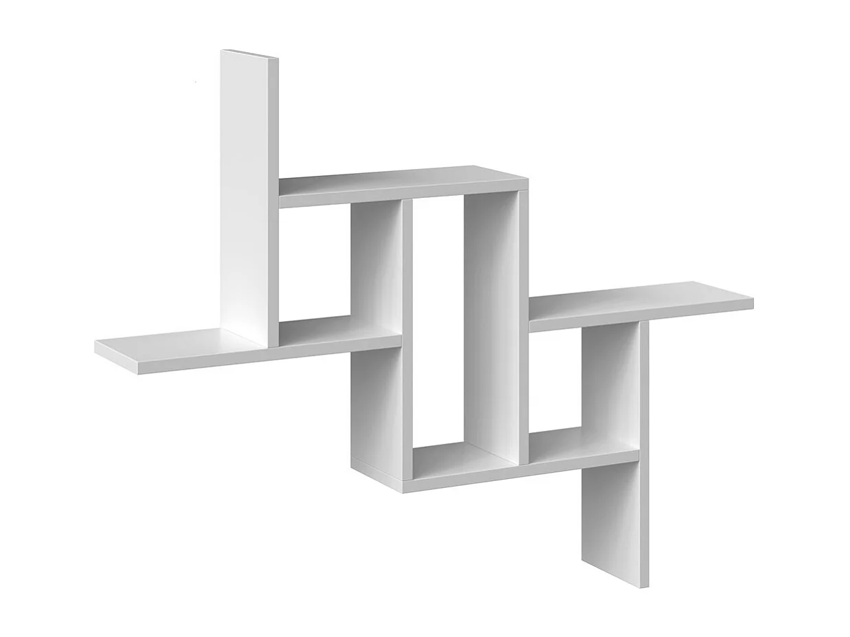 Étagère suspendue, blanche, 90 x 73,5 x 15 cm