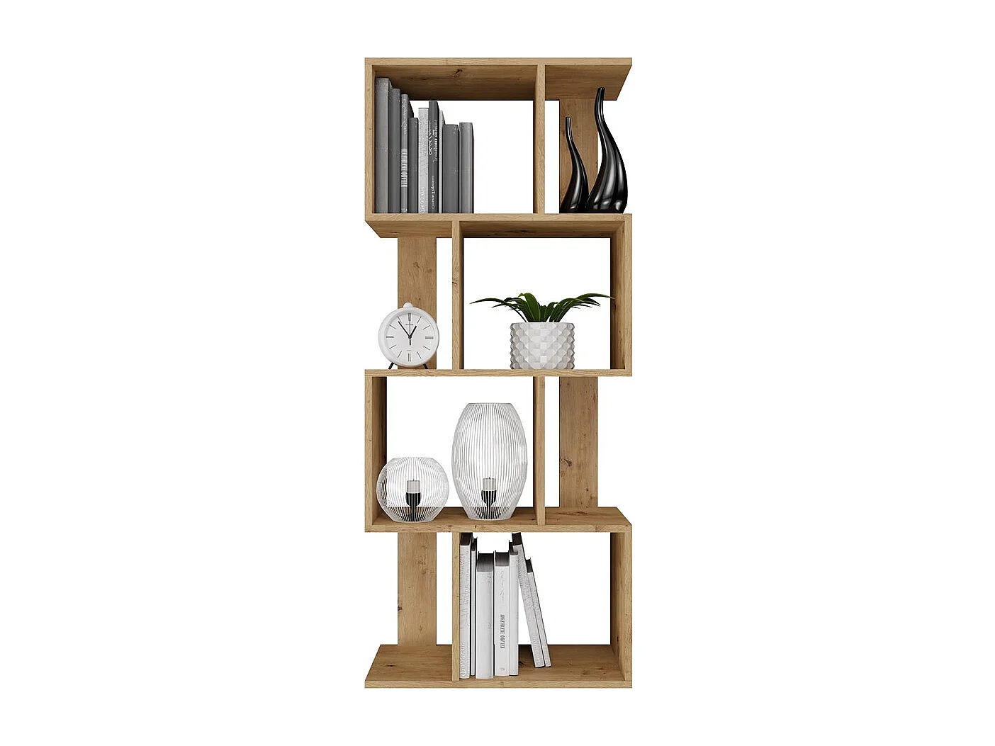 Bibliothèque, chêne Artisan, 59,5 x 104 x 30 cm