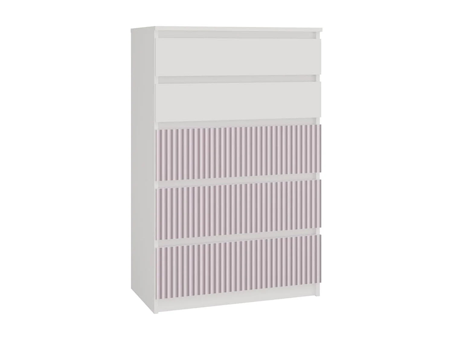 Commode, blanc / rose, 70 x 109,5 x 40 cm