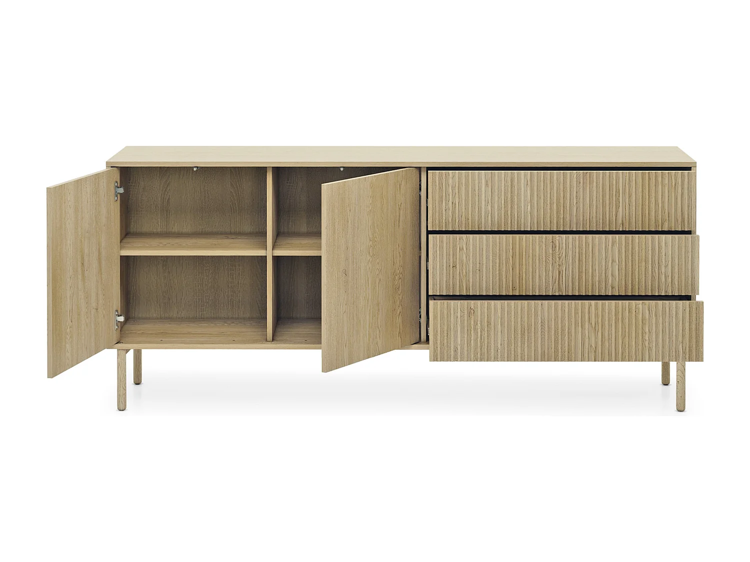 Commode, chêne Cremona, 187,1 x 79,8 x 39,5 cm